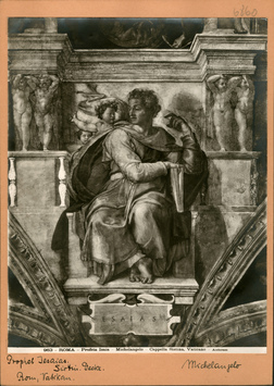 Vorschaubild Michelangelo: Sixtinische Kapelle, Prophet Jesaja. Anderson Photo Nr. 963